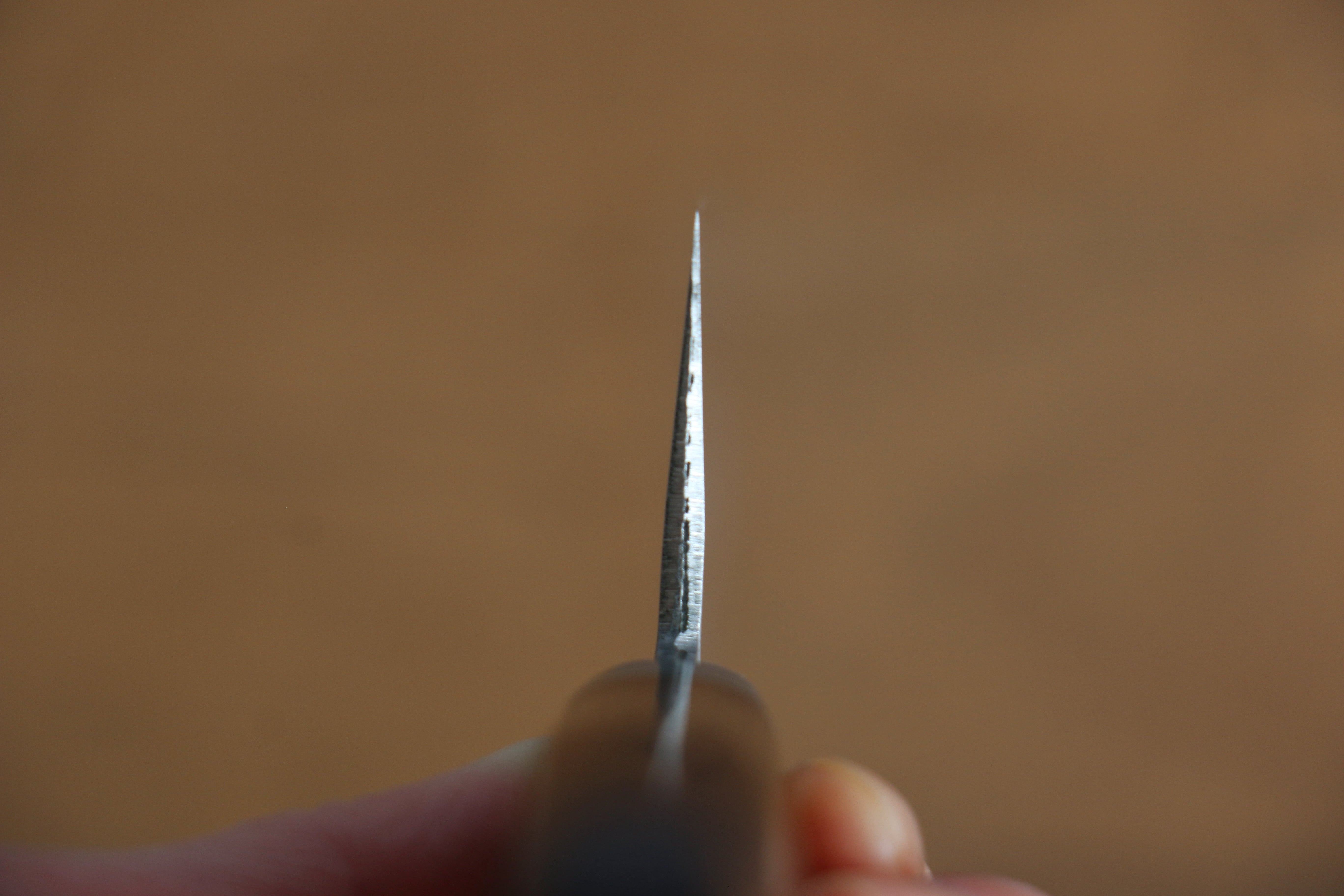 Kunihira Tanzo VG1 Hammered Gyuto 180mm Mahogany Handle - Japanny - Best Japanese Knife