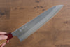 Yoshimi Kato Blue Super Nashiji Gyuto 240mm with Red Honduras Handle - Japanny - Best Japanese Knife