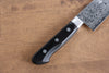 Seisuke AUS10 45 Layer Mirrored Finish Damascus Gyuto 210mm Black Pakka wood Handle - Japanny - Best Japanese Knife