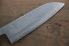 Yoshimi Kato Blue Super Clad Nashiji Santoku Japanese Chef Knife 165mm - Japanny - Best Japanese Knife