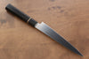 Seisuke Molybdenum Slicer 180mm Black Pakka wood Handle - Japanny - Best Japanese Knife