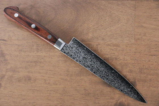 Sakai Takayuki VG10 17 Layer Damascus Mirrored Finish Japanese Santoku & Petty mm - Japanny - Best Japanese Knife