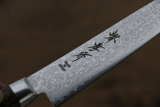 Sakai Takayuki VG10 17 Layer Damascus Mirrored Finish Japanese Santoku & Petty mm - Japanny - Best Japanese Knife