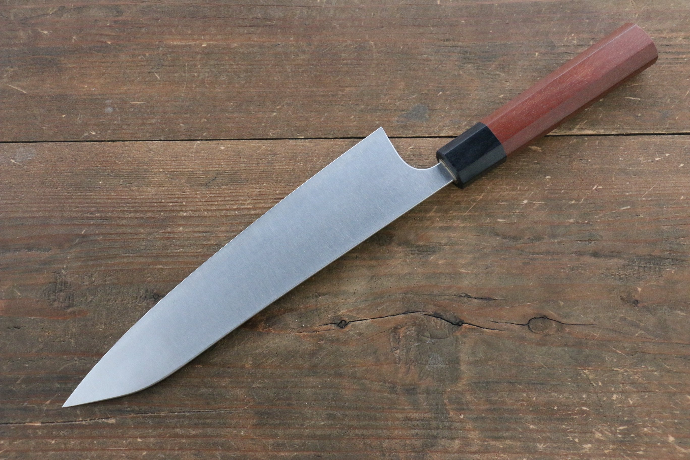 Shibata Takayuki Koutetsu Blue Super Gyuto  210mm Jarrah Handle - Japanny - Best Japanese Knife