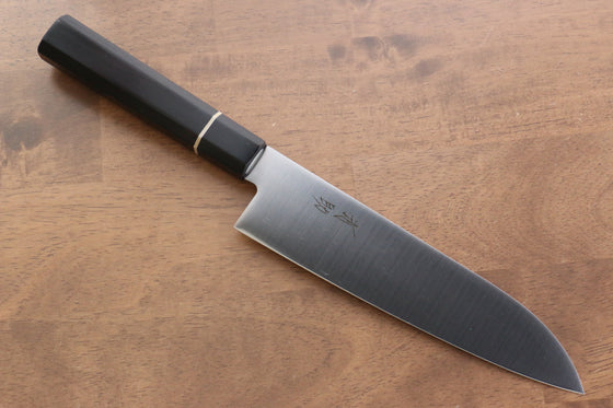 Seisuke Molybdenum Santoku 180mm Black Pakka wood Handle - Japanny - Best Japanese Knife