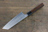 Yoshimi Kato Silver Steel No.3 Hammered Bunka Japanese Chef Knife 165mm with Shitan Handle - Japanny - Best Japanese Knife