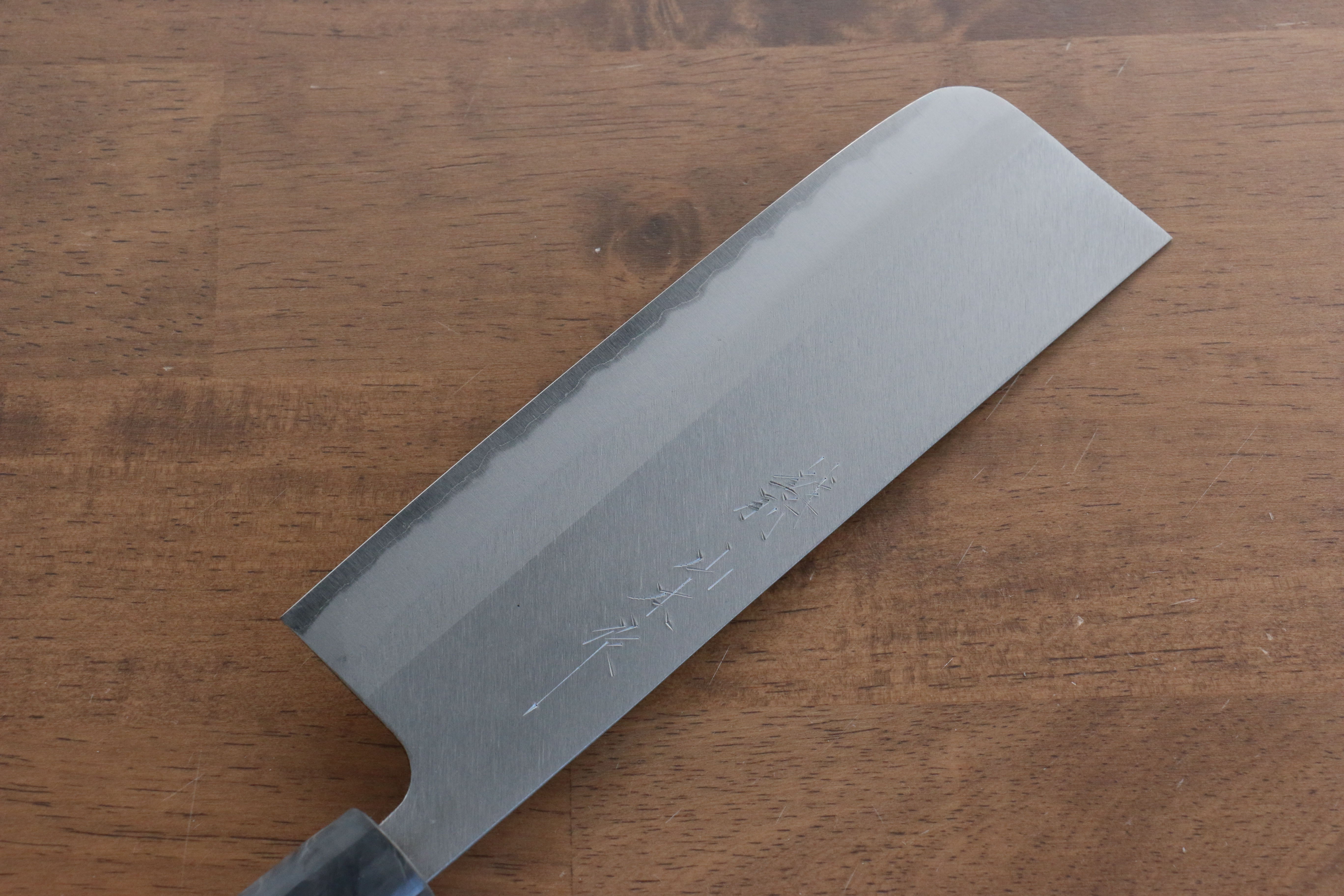 Nao Yamamoto White Steel No.2 Kasumitogi Nakiri 165mm American Cherry Handle - Japanny - Best Japanese Knife