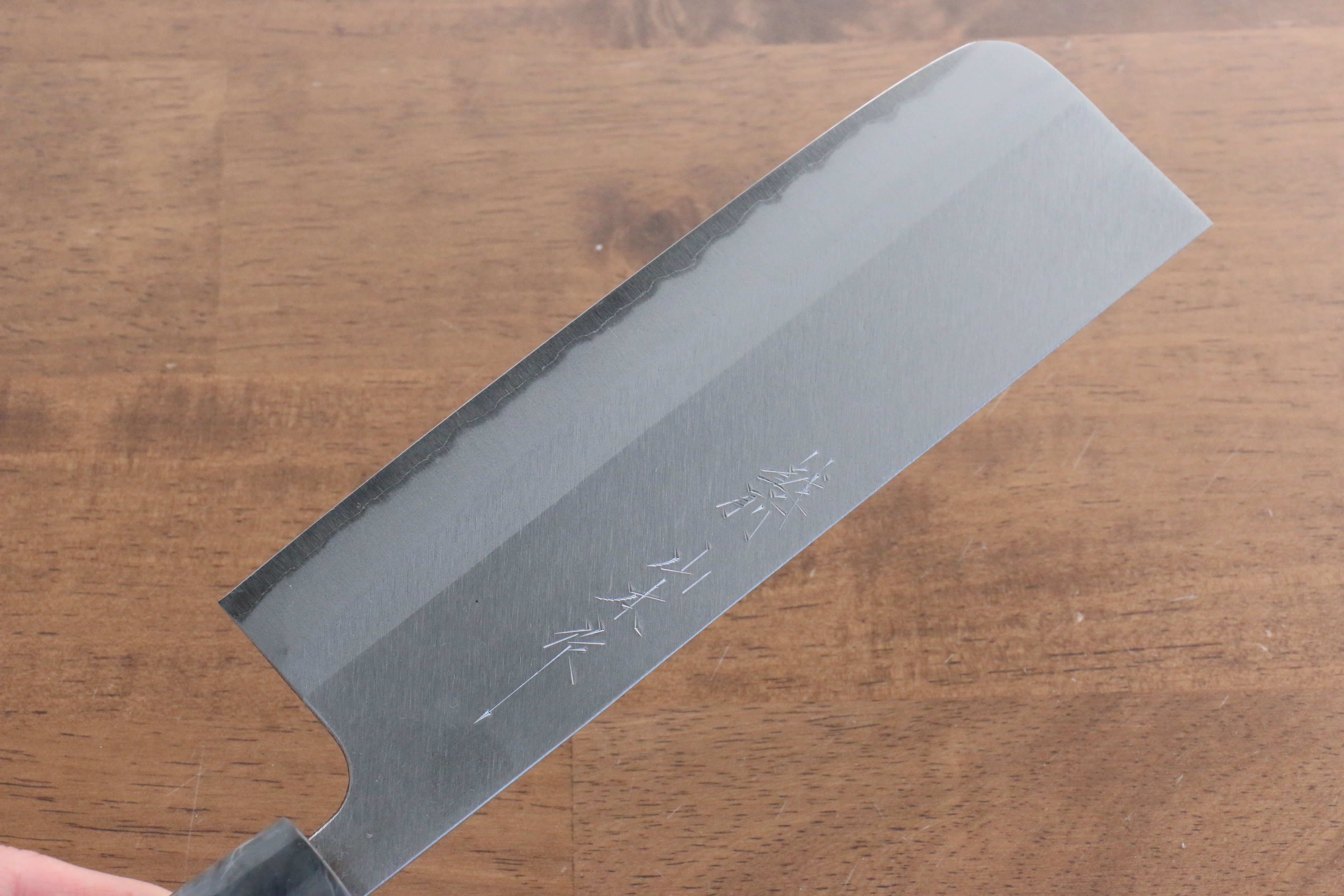 Nao Yamamoto White Steel No.2 Kasumitogi Nakiri 165mm American Cherry Handle - Japanny - Best Japanese Knife