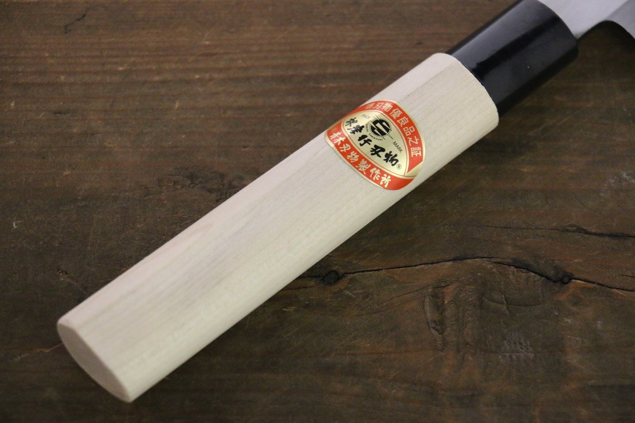 Sakai Takayuki Kasumi White Steel Yanagiba Magnolia Handle - Japanny - Best Japanese Knife