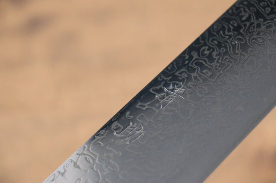 Seisuke VG10 Mirrored Finish Damascus Kiritsuke 210mm Oak Handle - Japanny - Best Japanese Knife