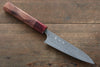 Yoshimi Kato SG2 Damascus Petty Japanese Chef Knife 120mm with Honduras Handle - Japanny - Best Japanese Knife