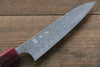 Yoshimi Kato SG2 Damascus Petty Japanese Chef Knife 120mm with Honduras Handle - Japanny - Best Japanese Knife