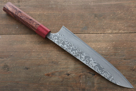 Yoshimi Kato SG2 Damascus Gyuto Japanese Chef Knife 210mm with Honduras Handle - Japanny - Best Japanese Knife