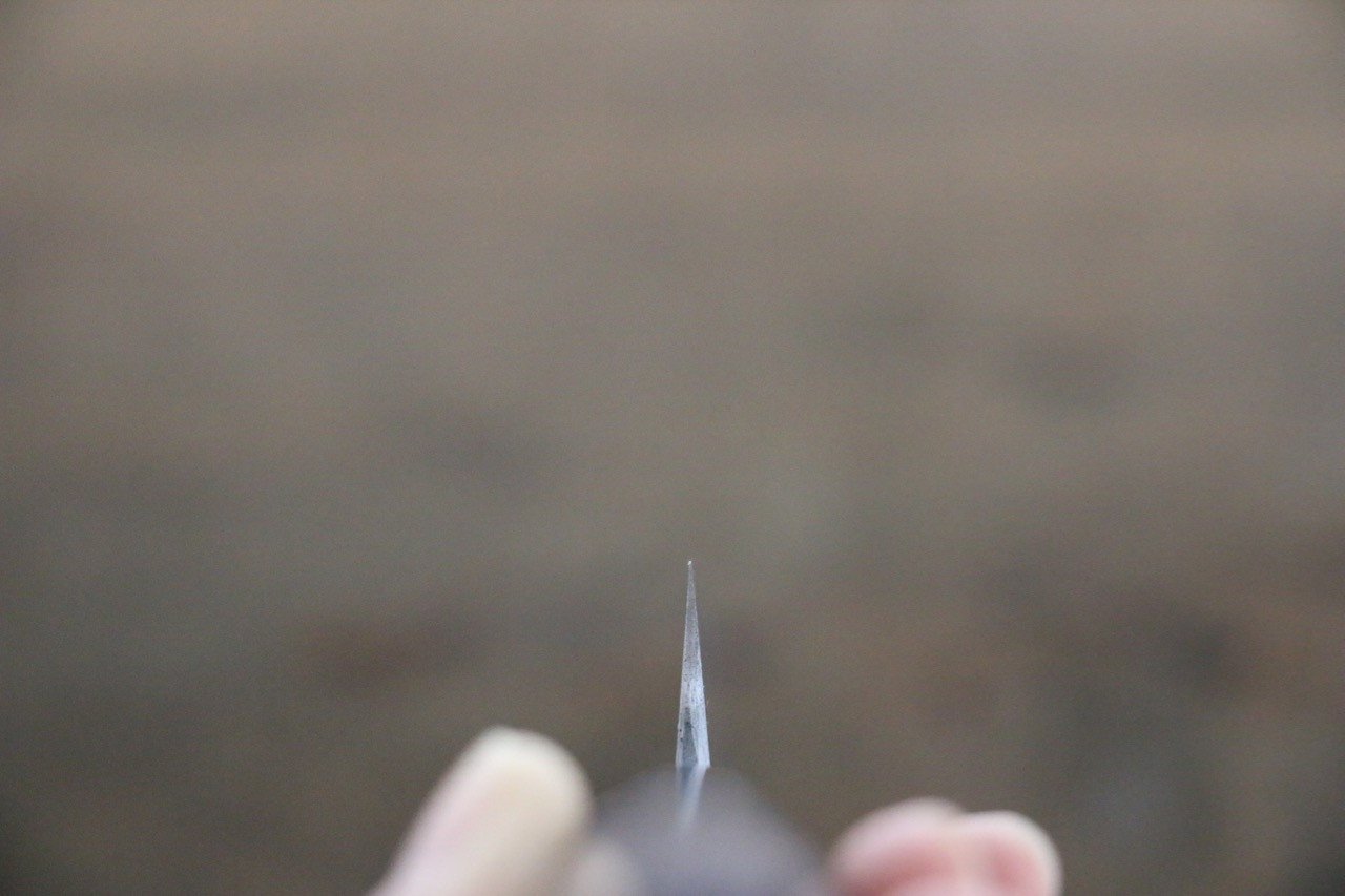 [Left Handed] Hideo Kitaoka White Steel No.2 Damascus Yanagiba Japanese Chef Knife 300mm - Japanny - Best Japanese Knife