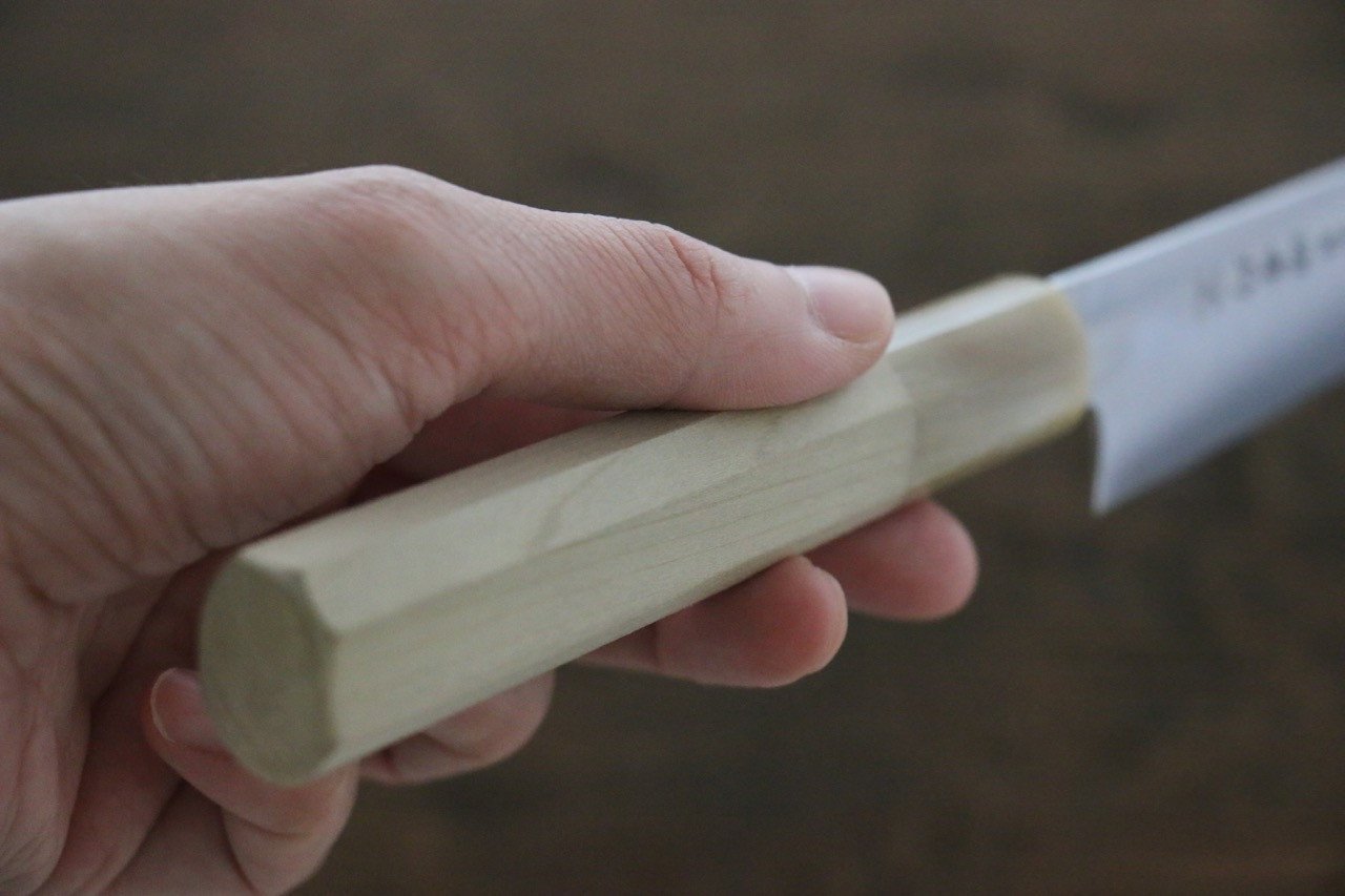 Sakai Takayuki Grand Chef Grand Chef Swedish Steel-stn Petty-Utility  150mm Magnolia Handle - Japanny - Best Japanese Knife