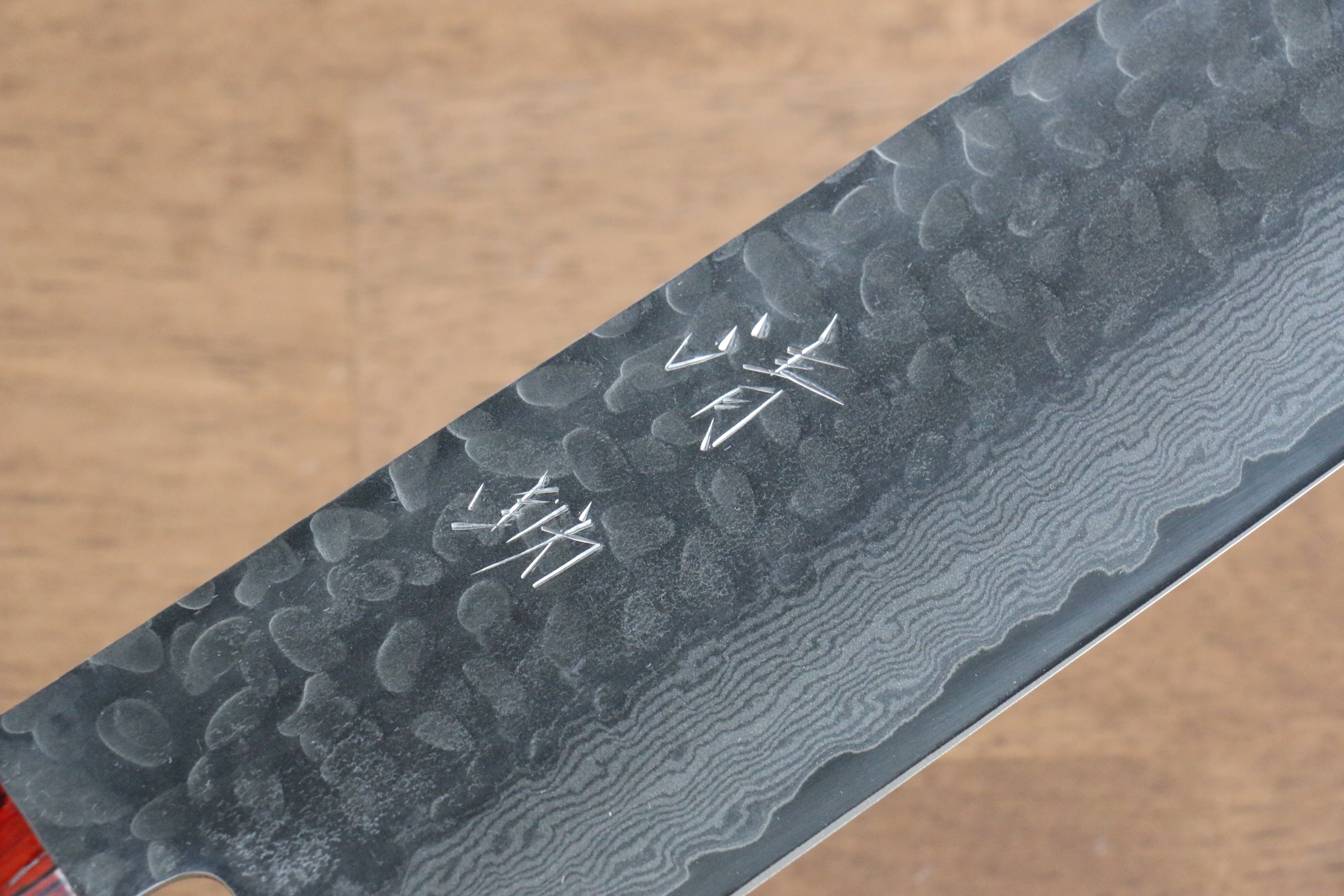 Seisuke VG10 Damascus Nakiri 180mm Black Pakka wood Handle - Japanny - Best Japanese Knife