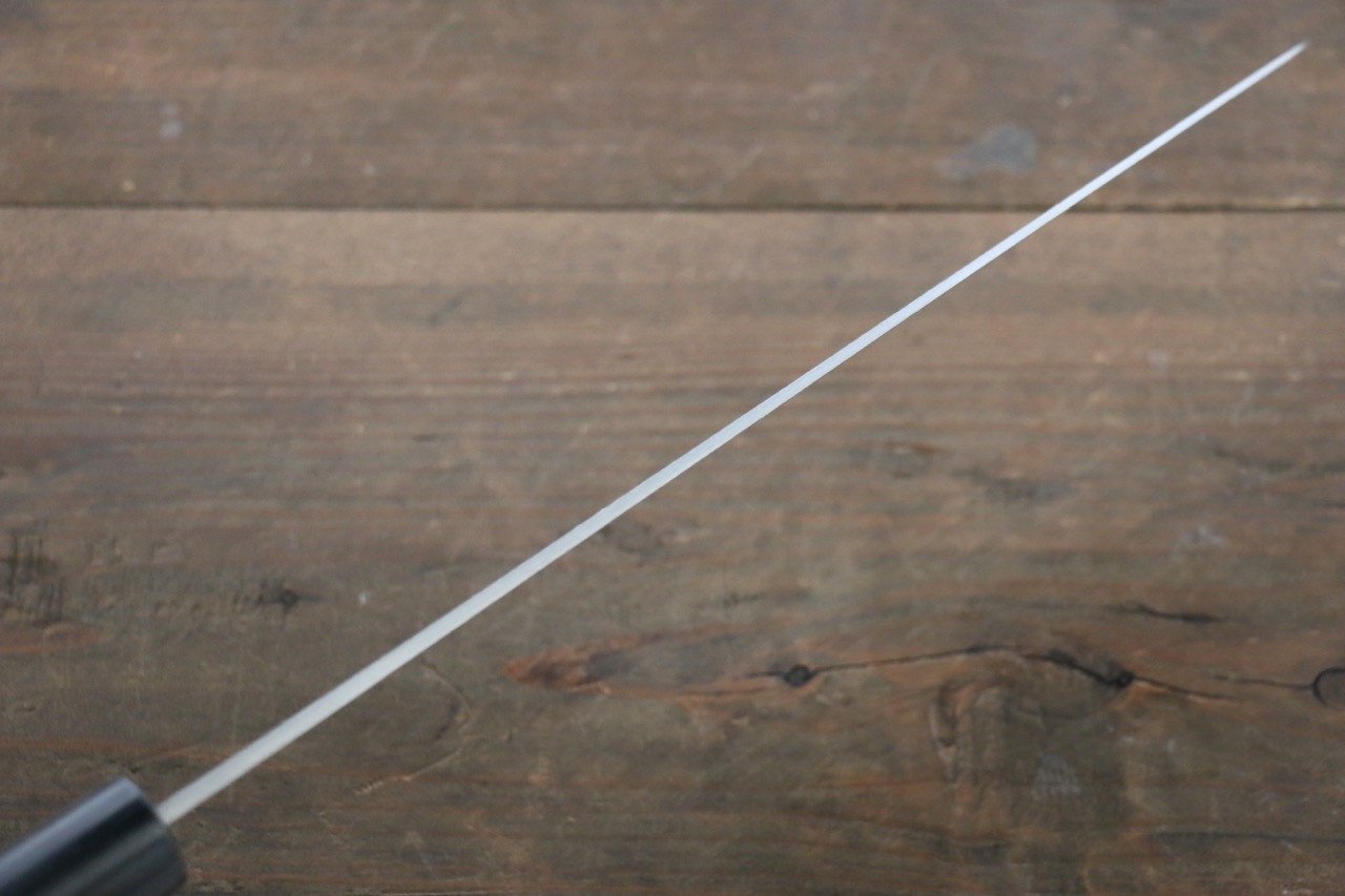 Shungo Ogata White Steel No.2 Damascus Migaki Finished Gyuto 240mm Shitan Handle - Japanny - Best Japanese Knife