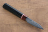 Seisuke VG10 Damascus Paring 80mm Black Pakka wood Handle - Japanny - Best Japanese Knife