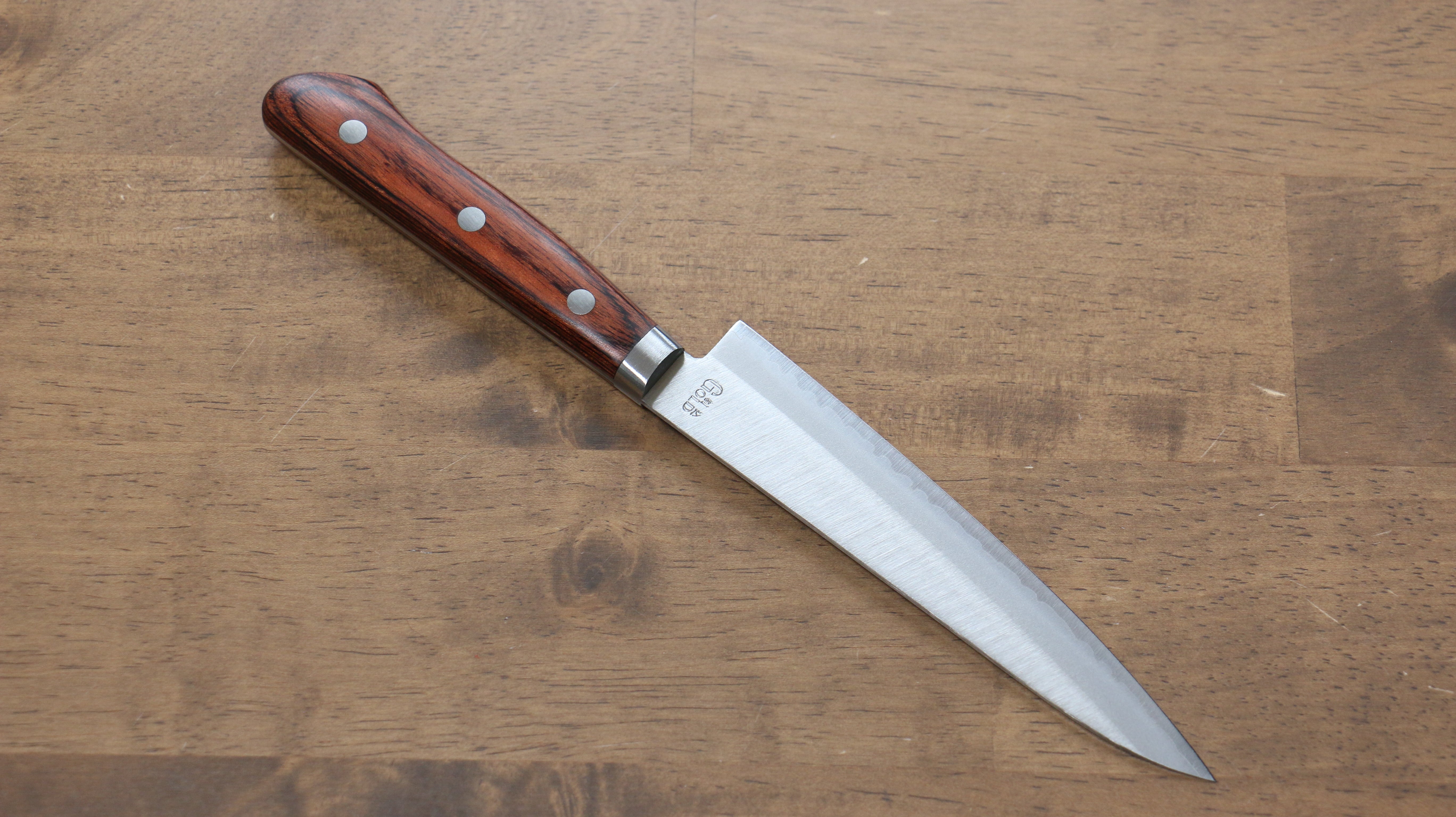 Seisuke VG1 Petty-Utility 135mm Mahogany Handle - Japanny - Best Japanese Knife