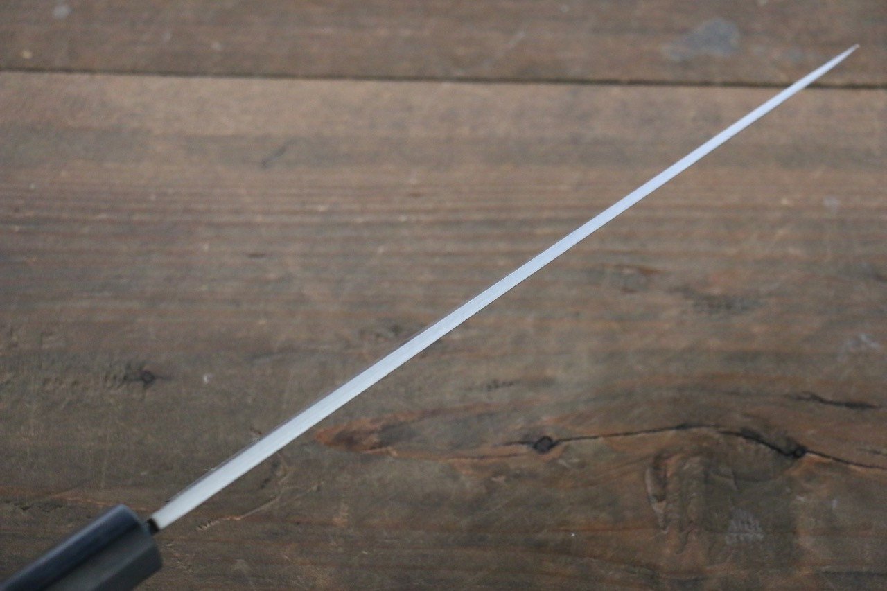 Hideo Kitaoka White Steel No.2 Damascus Yanagiba 210mm Shitan Handle - Japanny - Best Japanese Knife