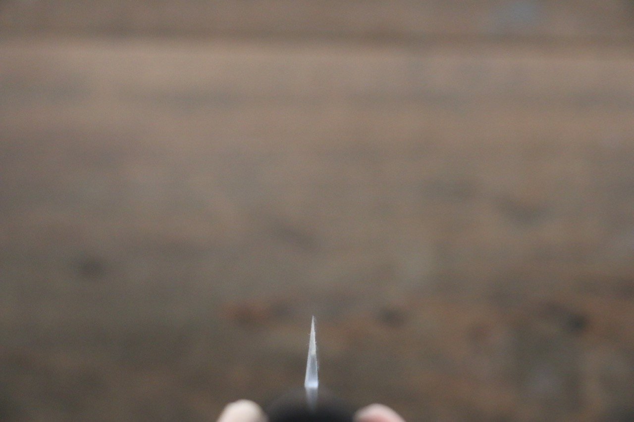 Hideo Kitaoka White Steel No.2 Damascus Yanagiba 240mm Shitan Handle - Japanny - Best Japanese Knife