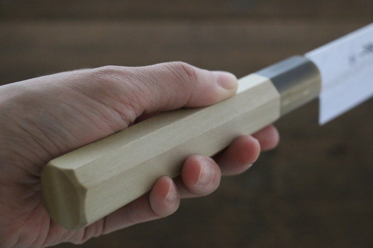 Sakai Takayuki AUS10 45 Layer Damascus Sujihiki 240mm Magnolia Handle - Japanny - Best Japanese Knife