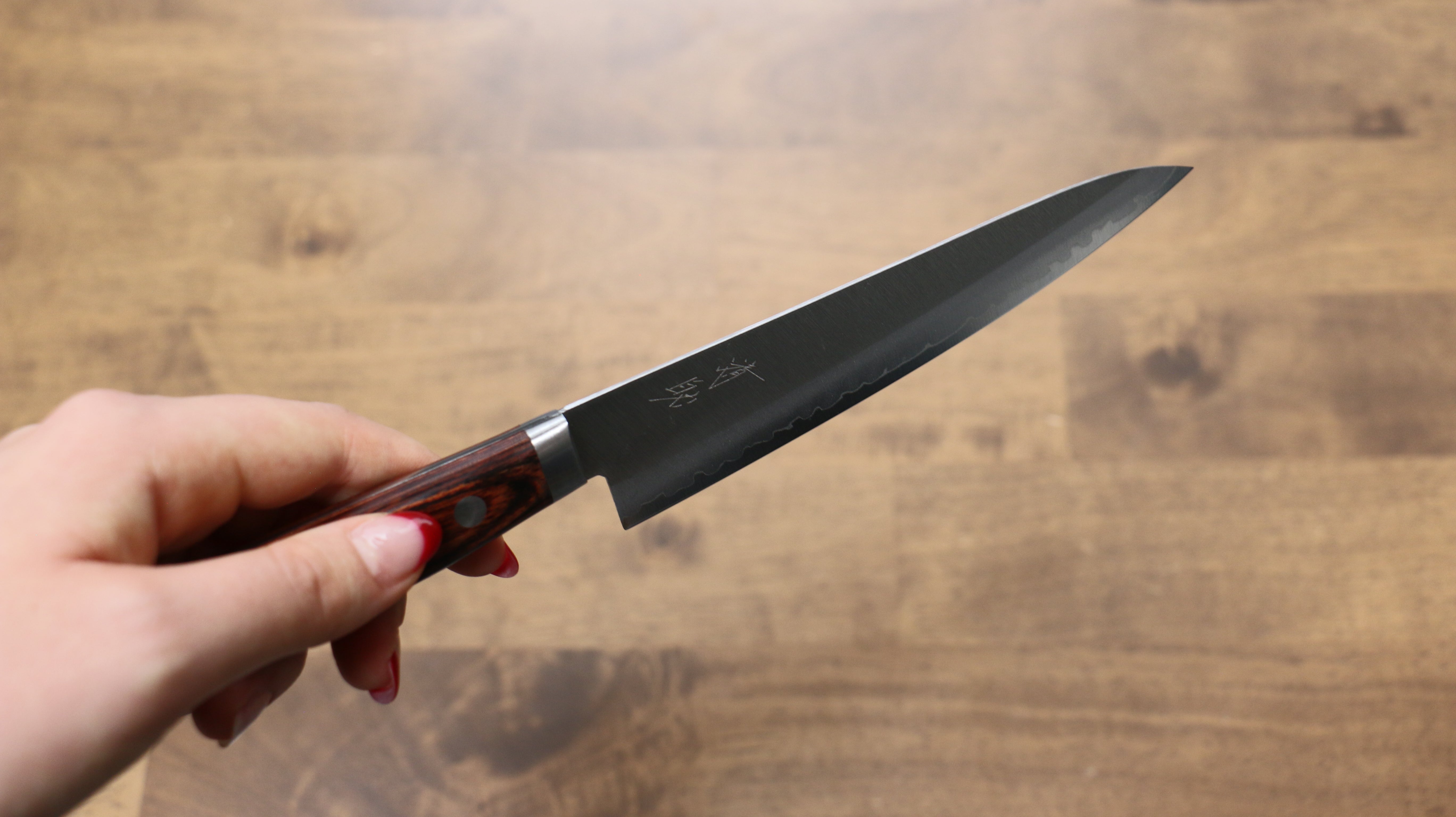 Seisuke VG1 Petty-Utility 135mm Mahogany Handle - Japanny - Best Japanese Knife