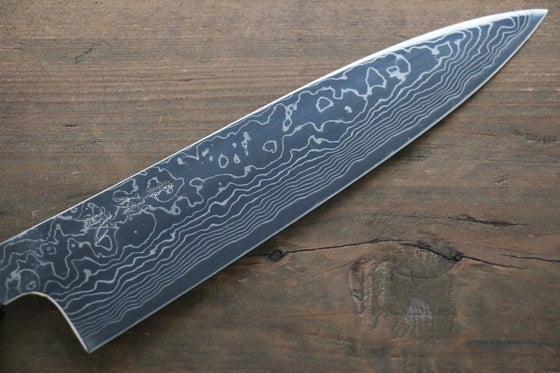 Sukenari SG2 Damascus Gyuto 210mm Shitan Handle - Japanny - Best Japanese Knife