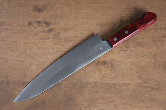 Nao Yamamoto White Steel No.2 Gyuto 210mm Red Pakka wood Handle - Japanny - Best Japanese Knife