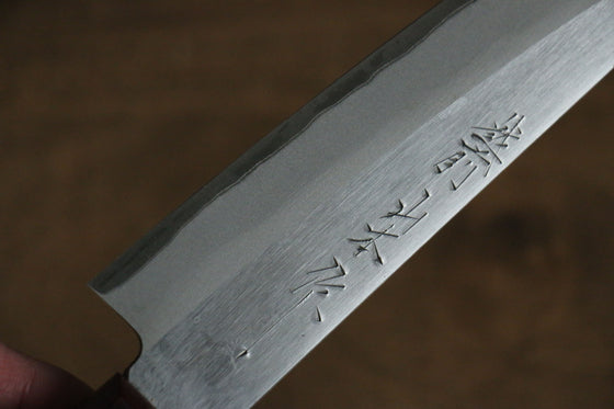 Nao Yamamoto White Steel No.2 Petty-Utility 150mm Red Pakka wood Handle - Japanny - Best Japanese Knife