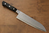 Seisuke VG10 Damascus Santoku 180mm Black Pakka wood Handle - Japanny - Best Japanese Knife