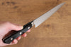 Seisuke VG10 Damascus Petty-Utility 150mm Black Pakka wood Handle - Japanny - Best Japanese Knife