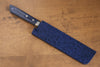 (Cyu) Blue Pakka wood Sheath for 180mm Nakiri with Plywood pin - Japanny - Best Japanese Knife