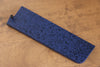 (Cyu) Blue Pakka wood Sheath for 180mm Nakiri with Plywood pin - Japanny - Best Japanese Knife