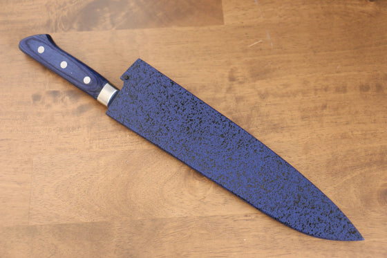 Blue Pakka wood Sheath for 180mm Gyuto with Plywood pin - Japanny - Best Japanese Knife