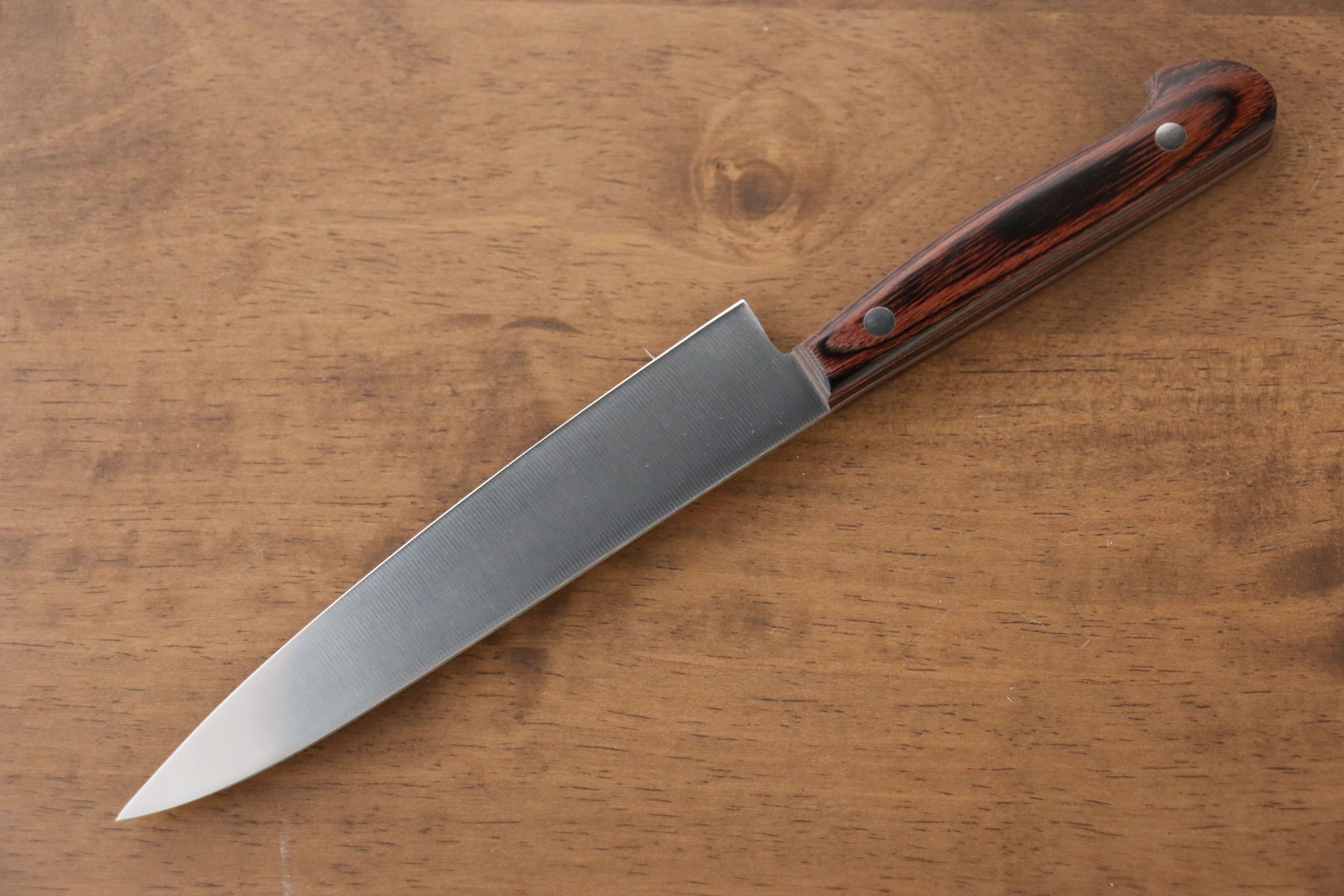 Iseya Molybdenum Petty-Utility 150mm Mahogany Handle - Japanny - Best Japanese Knife