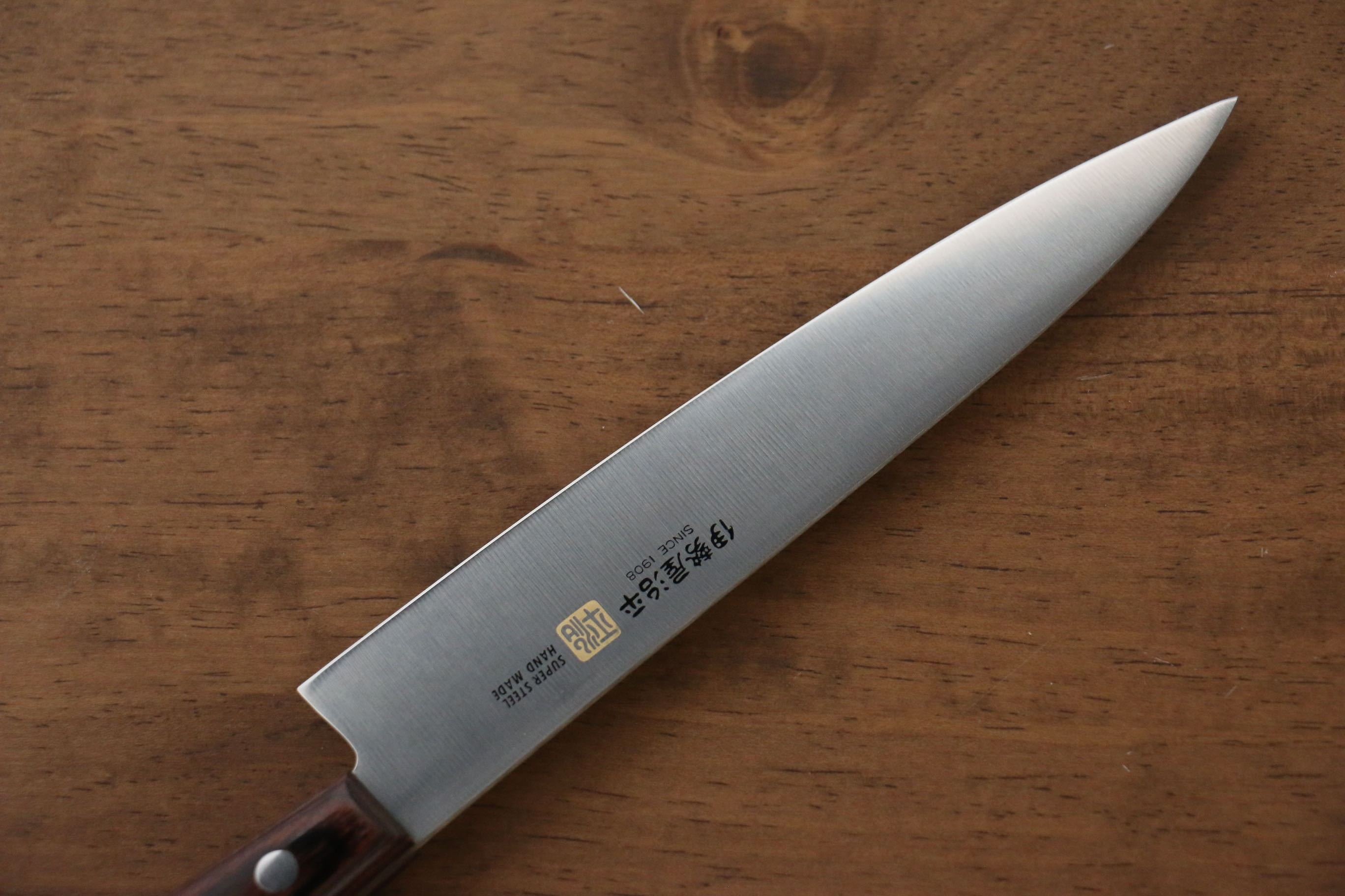 Iseya Molybdenum Petty-Utility 150mm Mahogany Handle - Japanny - Best Japanese Knife