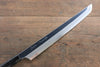 Sakai Takayuki Genbu Blue Steel No.2 Mirrored Finish Sakimaru Yanagiba 300mm Ebony Wood Handle - Japanny - Best Japanese Knife