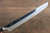 Sakai Takayuki Genbu Blue Steel No.2 Mirrored Finish Sakimaru Yanagiba 300mm Ebony Wood Handle - Japanny - Best Japanese Knife