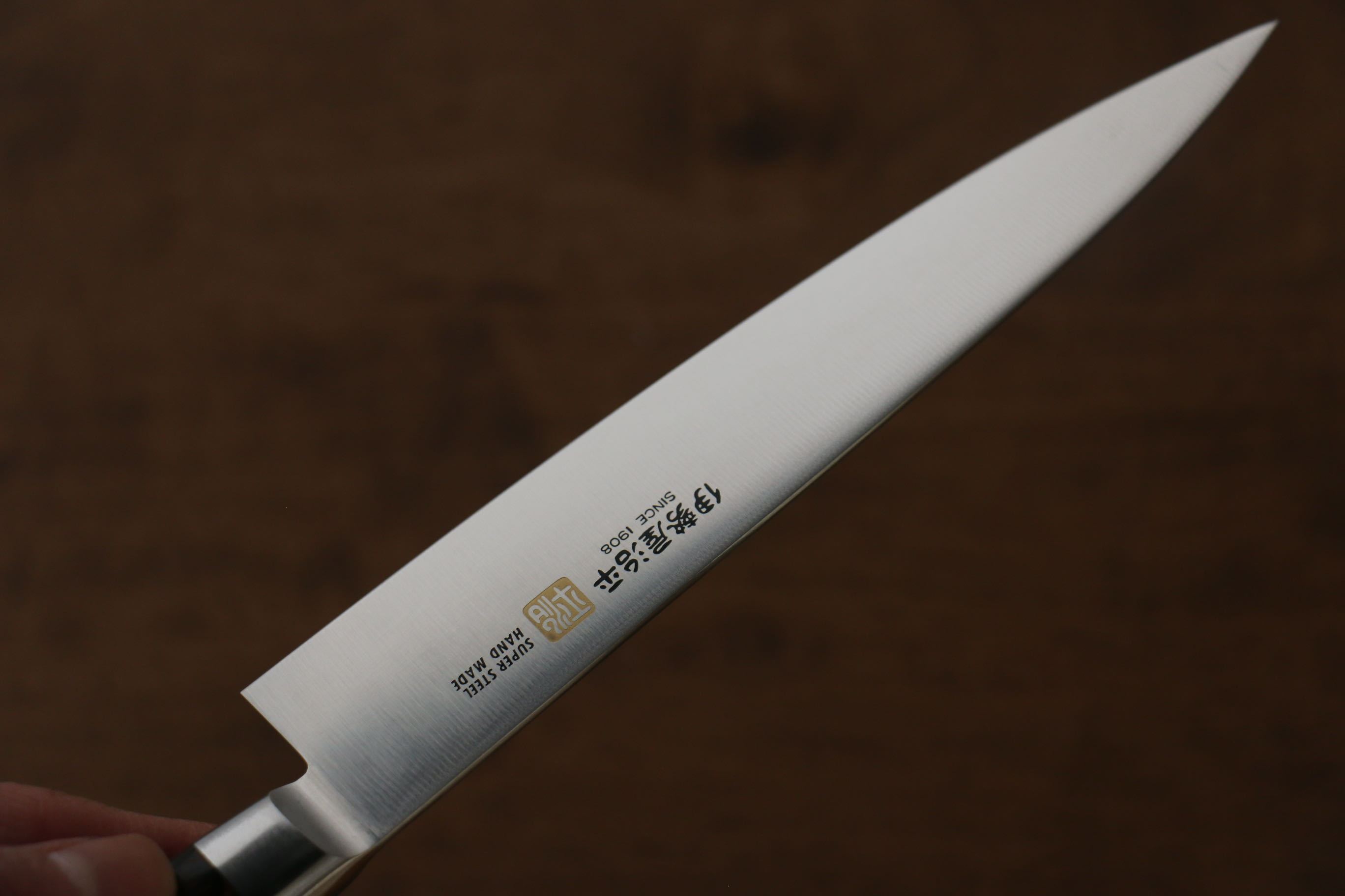 Iseya Molybdenum Petty-Utility 150mm Mahogany Pakka wood Handle - Japanny - Best Japanese Knife