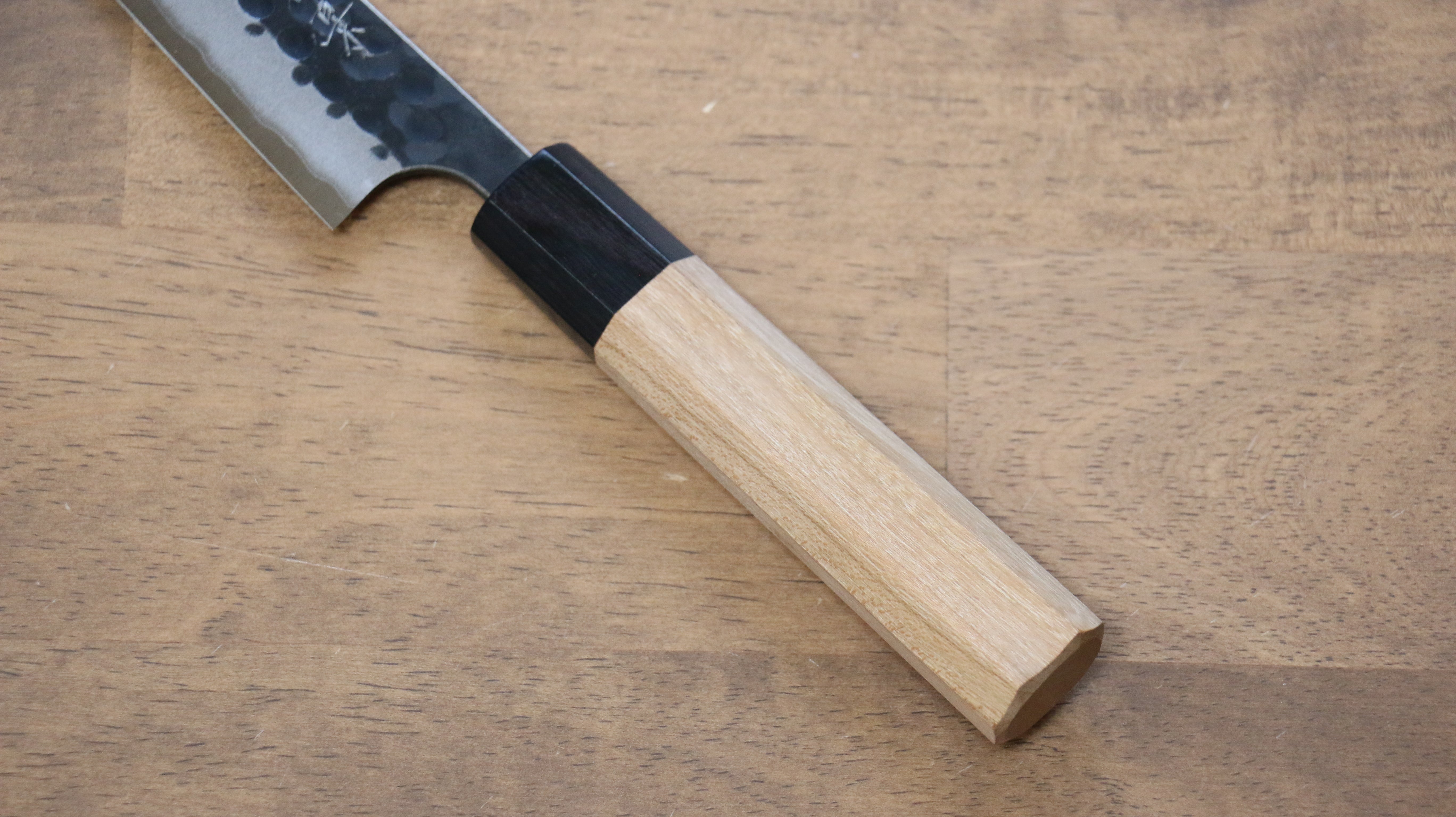 Masakage Koishi Blue Super Black Finished Petty-Utility 150mm American Cherry Handle - Japanny - Best Japanese Knife