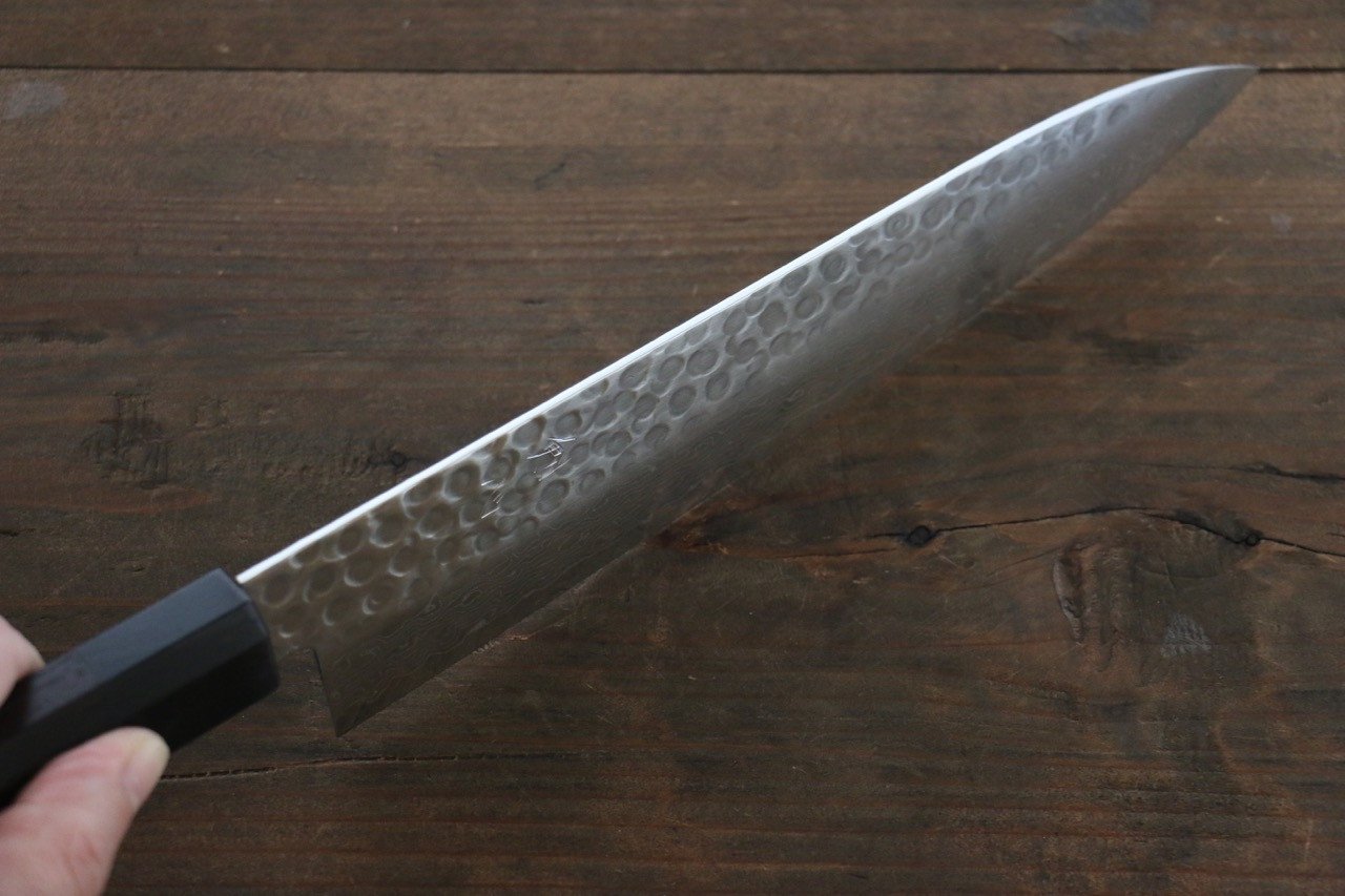 Seisuke AUS10 Gyuto 210mm Shitan Handle - Japanny - Best Japanese Knife