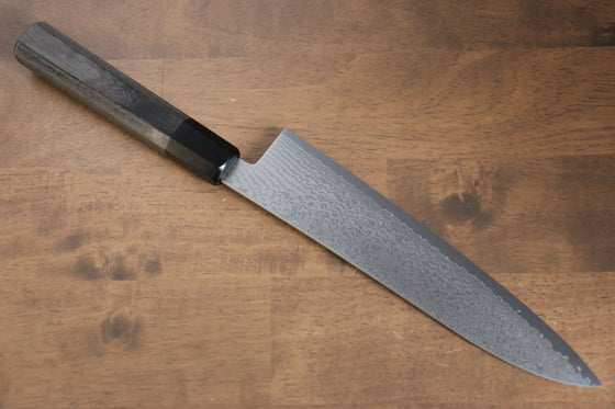 Seisuke VG10 Damascus Gyuto 210mm Gray Pakka wood Handle - Japanny - Best Japanese Knife