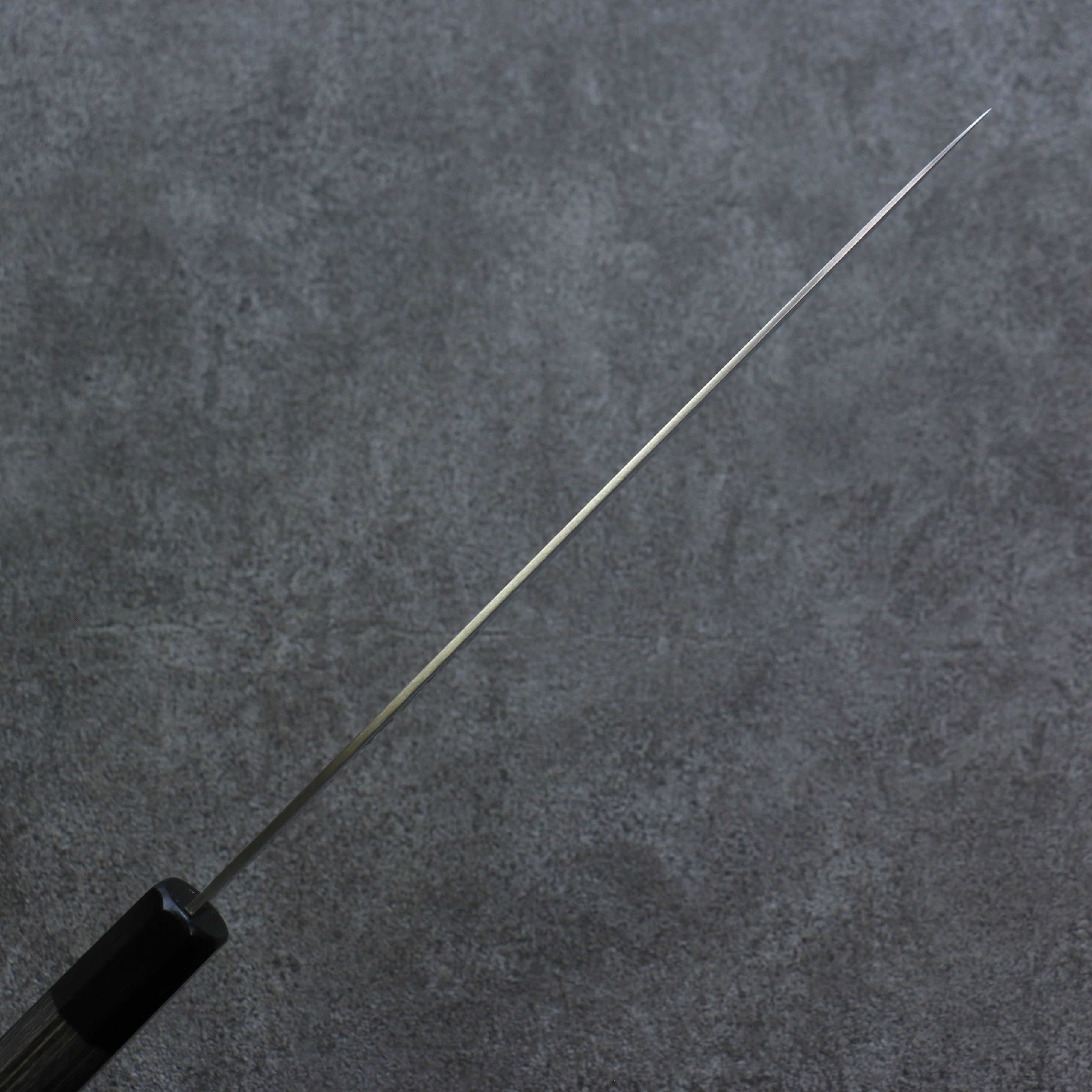 Seisuke Stainless Steel Bread Slicer 240mm Gray Pakka wood Handle - Japanny - Best Japanese Knife