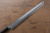 Jikko Silver Steel No.3 Sakimaru Yanagiba  330mm Shitan Handle - Japanny - Best Japanese Knife