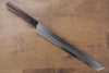 Jikko Silver Steel No.3 Sakimaru Yanagiba  300mm Shitan Handle - Japanny - Best Japanese Knife