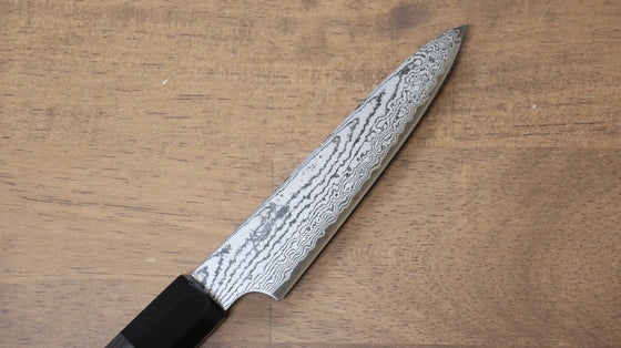 Kanjyo VG10 Damascus Petty-Utility 120mm Gray Pakka wood Handle - Japanny - Best Japanese Knife