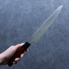 Seisuke Stainless Steel Bread Slicer 240mm Red Pakkawood Handle - Seisuke Knife