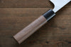 Nao Yamamoto Silver Steel No.3 Nashiji Gyuto 180mm Walnut Handle - Japanny - Best Japanese Knife