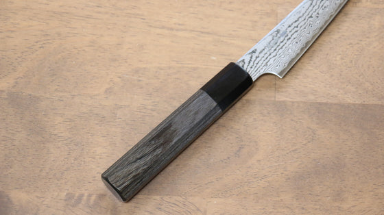 Kanjyo VG10 Damascus Petty-Utility 120mm Gray Pakka wood Handle - Japanny - Best Japanese Knife